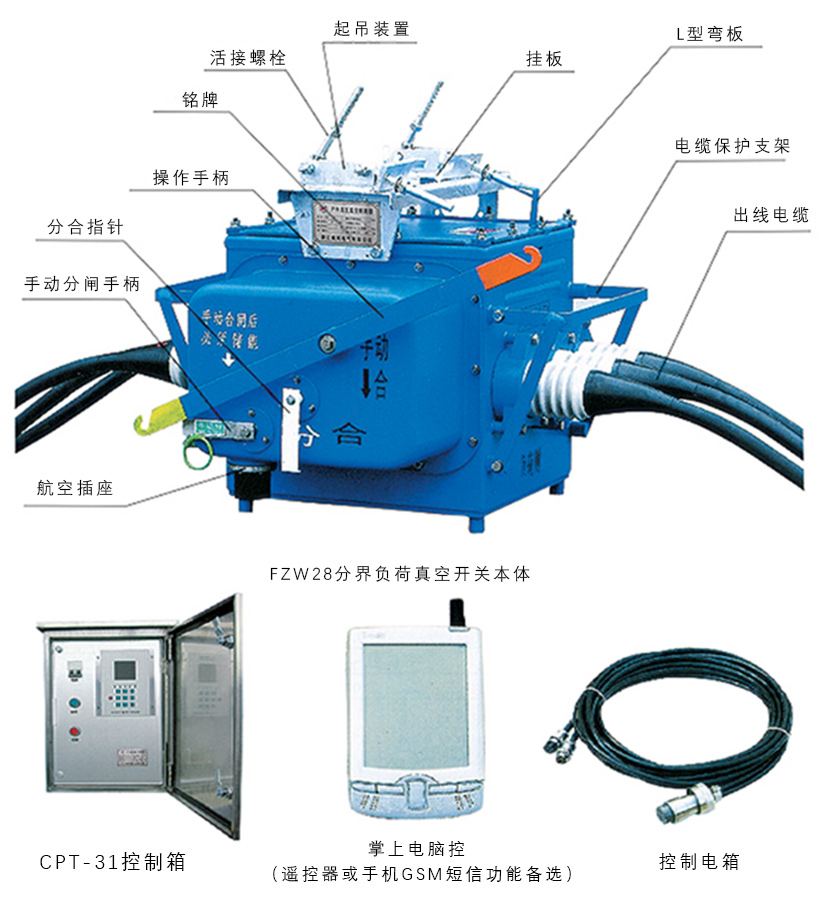 FZW28分界负荷真空开关本体